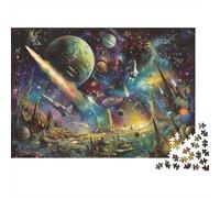 Recherche Simple Casse-tête 1000 Pièces en Carton Recyclé, Puzzle Complexe La galaxiedéfi Entre Amis pour Un Tableau À Encadrer, Superbe Idée Cadeau 70x50cm/1000pcs