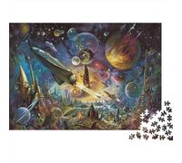 Recherche Simple Puzzle 1000 Pièces en Carton Épais Et Robuste, Jeu De Puzzle Classique Voyage universmaintenir De La Mémoire pour Une Soirée Entre Amis, Ambiance Cocooning Hiver 70x50cm/1000pcs