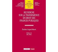 Recherche sur la transparence en droit des finances publiques (78)
