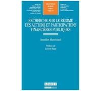 Recherche Sur Le Régime Des Actions Et Participations Financières Publiques