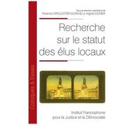 Recherche Sur Le Statut Des Élus Locaux
