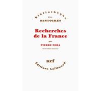 Pierre Nora – Recherches de la France – Étude – broché