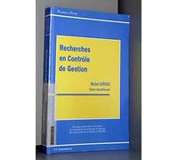 Recherches en contrôle de gestion