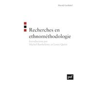 Recherches en ethnométhodologie