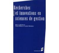 Recherches et innovations en sciences de gestion - Pur - Presses Universitaires Rennes - broché - Etude