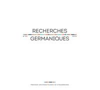 Recherches germaniques n° 55/2025 - Varia