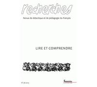 Recherches N° 58-2013 - Lire Et Comprendre