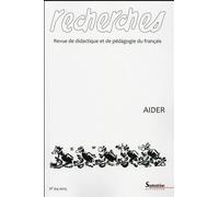 Recherches, n°64/1er semestre 2016 Aider - PU Septentrion - Presses Universitaires Du Septen-Trion - broché - Revue