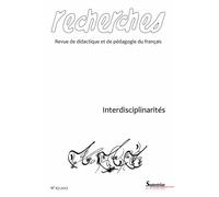 Recherches N° 67/2 - Interdisciplinarité