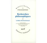 Recherches philosophiques Ludwig Wittgenstein (Auteur)