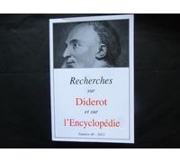 Recherches Sur Diderot Et Sur L'encyclopédie - Numéro 48 - 2013 -