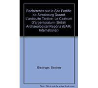 Recherches Sur Le Site Fortifié De Strasbourg Durant L'antiquité Tardive