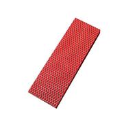 RECHERE C-Tek Poignée de couteau en résine Motif nid d'abeille Rouge 120 x 40 x 8 mm