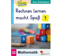 Rechnen lernen macht Spaß Band 1 Sonderpädagogisches Fördermaterial Mathematik Grundschule Förderschule Klasse 1 2 3 4 | Zahlenraum 20 Mengen Zuordnen Verdoppeln Halbieren Inklusion 3 Niveaustufen