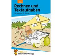 Rechnen und Textaufgaben - Gymnasium 6. Klasse, A5-Heft: Mathematik: Sachaufgaben mit Lösungen - lernen, üben, fördern