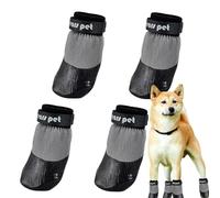 Rechory Bottes pour Chien pour Protection des Pattes, Chaussons pour Chien pour Trottoir Chaud | Couvre-Pieds Portables pour l'intérieur, la Marche, la Course, Le Camping
