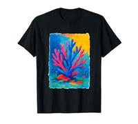 Récif de Corail coloré océan Vibrant mer côtier Art Marin T-Shirt