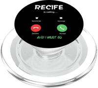 Recife m'appelle et Je Dois Voyager au Brésil PopSockets PopGrip pour MagSafe