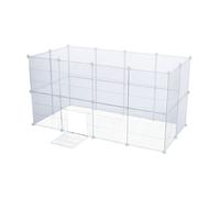 Enclos intérieur pour rongeurs 140x35x70 cm Blanc