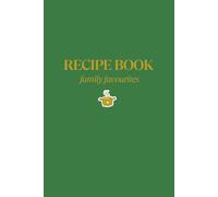 Recipe book: Blank lines, colourful, make your own, recipe book
