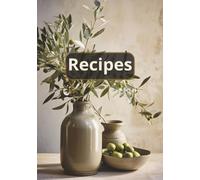 Recipes: Create Your Own Cookbook Journal | fill in this book with your favourite recipes | Blank book To Write In with 100 pages | cooking organiser ... Gift for birthdays , Mother’s Day and more