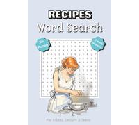 Recipes Word Search Puzzle Book: Whisk Up Some Fun! Recipe Word Search Puzzle Book for Foodies | 50+ Delicious Puzzles | Perfect Gift for Cooking Lovers, Vacations & Relaxation