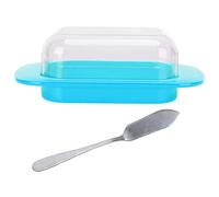 Récipient à Beurre, Beurrier avec Couvercle et Couteau, Conteneur de Beurre en Plastique Transparent, Boîte à Beurre Fromage de Coupe Récipient pour les Réfrigérateurs de Cuisine à Domicile (C)