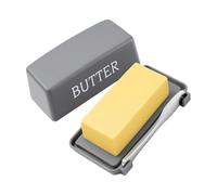 Récipient à beurre de qualité alimentaire avec coupe-beurre, couvercle hermétique intégré, lave-vaisselle pour le stockage du beurre de cuisine