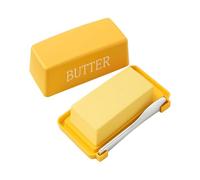 Récipient à beurre de qualité alimentaire avec coupe-beurre, couvercle hermétique intégré, lave-vaisselle pour le stockage du beurre de cuisine