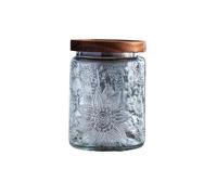 Récipient à beurre Pot à beurre en verre avec couvercle for la cuisine, le stockage des bonbons et des saveurs de miel Décor de cuisine
