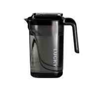 Récipient à boisson de 2200 ml avec bec verseur facile, bouteille d ' eau en plastique transparent de capacité, pichet à boisson pour réfrigérateur, bouilloire à jus