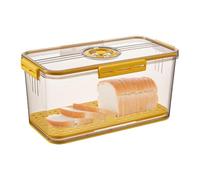 Récipient à , boîte à pour comptoir de cuisine Couvercle hermétique pour | Enregistrement du temps Couvercle de poubelle porte-, pour comptoir de cuisine, garde-manger, Jaune Haut style
