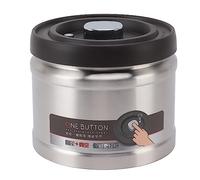 Récipient à café scellé sous vide, multi-usage hermétique breveté fonctionne comme grain moulu anti-odeur, récipients pour haricots, thé, noix (QANYEGNthz4RSG-16)