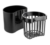 Récipient à capsules usagées - Dolce Gusto - Compatible Genio 2, Melody 3, Drop - Cylindrique - Noir