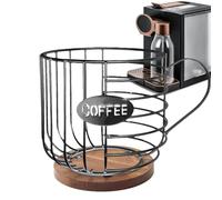 Récipient à crème à café | Porte-gobelet de grande capacité et rangement pour dosettes de café | Accessoires de bar pour café, librairie et autres lieux commerciaux