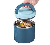 Récipient à déjeuner isotherme en acier inoxydable de 630 ml, pour l'école, le bureau, les voyages, le camping, le pique-nique, la randonnée