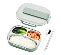 Récipient À Déjeuner Pour enfant - Boîte En Acier Inoxydable Anti-fuite À 3 Sections | Stockage De Nourriture Portable Pour Pique-nique, Voyage D'été, Activités De Plein Air, Cuisine Sportive