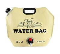 Récipient à eau de camping, 8 l, bidon d'eau pliable, sac d'hydratation, réservoir d'eau flexible, bouteille d'eau portable pliable, pour camping, la randonnée, la randonnée