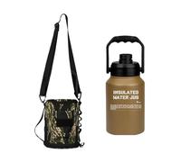 Récipient à eau de camping en acier inoxydable pour randonnée, plage, pique-nique, multi-usages, isothermes