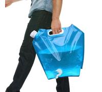 Récipient à eau de camping - Sac à eau pliable d'extérieur | Sac à eau portable et pliable | Sac de stockage d'eau extérieur | Sac de stockage d'eau durable | Sac de stockage d'eau transparent pour
