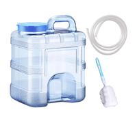 Récipient à eau - Jerrican 24x20x31 cm pour l'eau | Tambour en plastique robuste de qualité alimentaire, 590G, 10l, Portable, Camping pour survie, camping-car, Garage, Patio, ferme, atelier, piscine