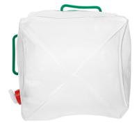 Récipient à Eau Pliable 20l en Pvc, Seau Portable Blanc pour Camping | Stockage D’eau, Poignée Intégrée et Large Ouverture, Usage Route, Pêche, Boisson Froide