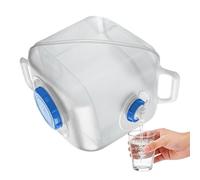 Récipient à eau pliable de 16 L réutilisable de qualité alimentaire | Pichet vide pour l'extérieur, la randonnée, la randonnée, la voiture, le camping, les voyages, la cuisine, la plage