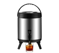 Récipient À Eau Portable - Refroidisseur Étanche De 5 L, Porte-boissons Isolé | Équipement De Camping, Distributeur De Boissons Pour Voyage, Maison, Vacances, Travail, Camion D'hiver, Magasin D'été, B