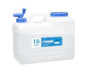 Récipient à eau pour camping 15 litres étanche pour pique-nique | Réservoir d'eau complet équipé d'un robinet et d'une poignée pour des activités de plein air telles que le camping