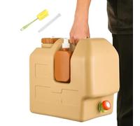 Récipient à eau pour le camping | 20 L avec bouteille de savon pour les mains, sans fuite, conteneurs d'eau portables | pour l'extérieur, randonnée, pique-nique, voyage, survie, voyage, voyage, chasse