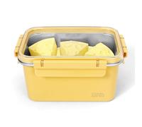 Récipient à fromage en acier inoxydable avec couvercle - Boîte à fromage en acier inoxydable - Boîte de rangement avec couvercle hermétique - Rangement en métal et organisateur de réfrigérateur - 2100