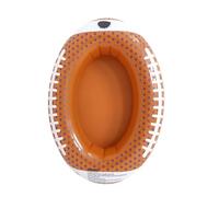 Récipient à glaçons en forme de boule activé par l'air avec plateau | PVC robuste avec drainage efficace et étagère de rangement intégrée pour pique-nique, camping et hayon