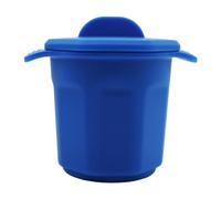 Récipient à graisse en silicone - Bac à graisse étanche - Passoire à économie d'huile - Boîte à graisse de cuisine avec couvercle et poignée - Récipient à graisse en silicone anti-adhésif - Réservoir