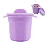 Récipient À Graisse En Silicone - Silicone 126 Mm, Récipient À Huile, Conception Résistante À La Chaleur Et Au Froid | Couvercle Sécurisé À Poignée Pratique, Économiseur De Cuisine, Boîte Portable